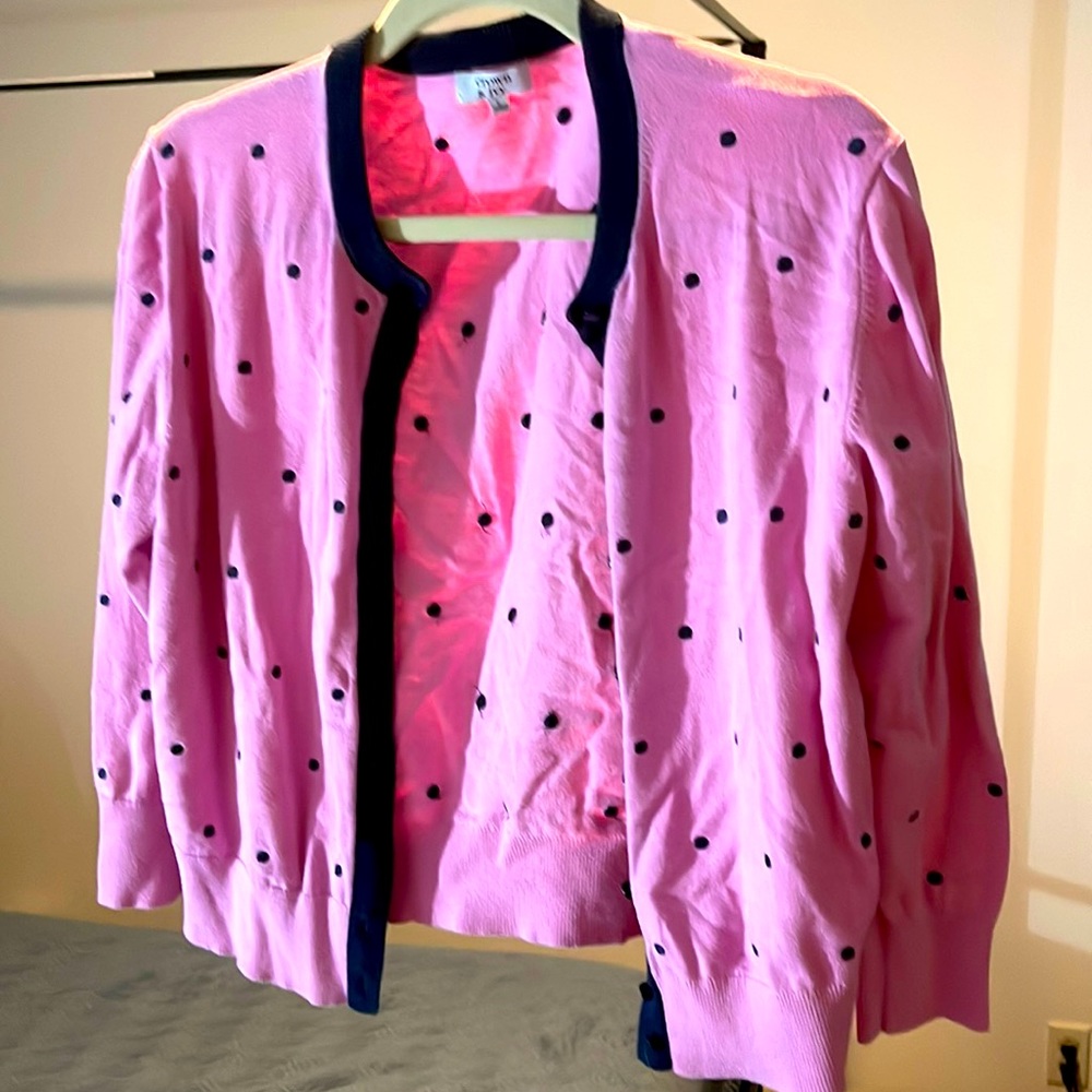 Pink and Polka dot sweater